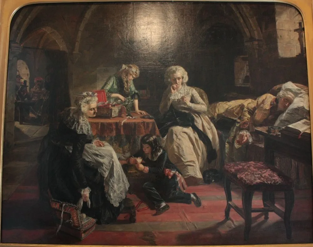 The Royal Family of France in the Prison of the Temple, Edward Matthew Ward