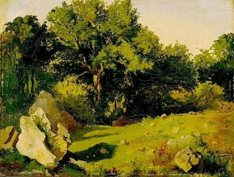 Landscape near Saint-Ange, Gerard Bilders