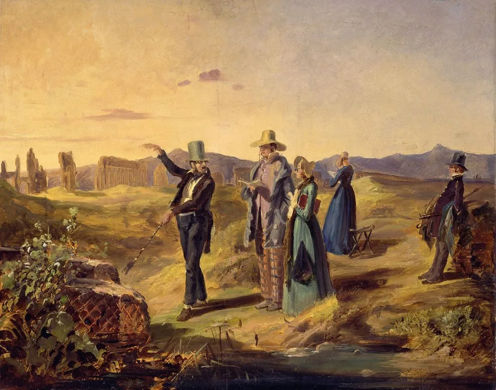 English Tourists in Campagna