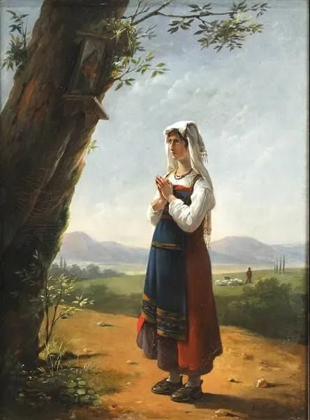 Peasant in the Roman Campaign, Hortense Haudebourt-Lescot