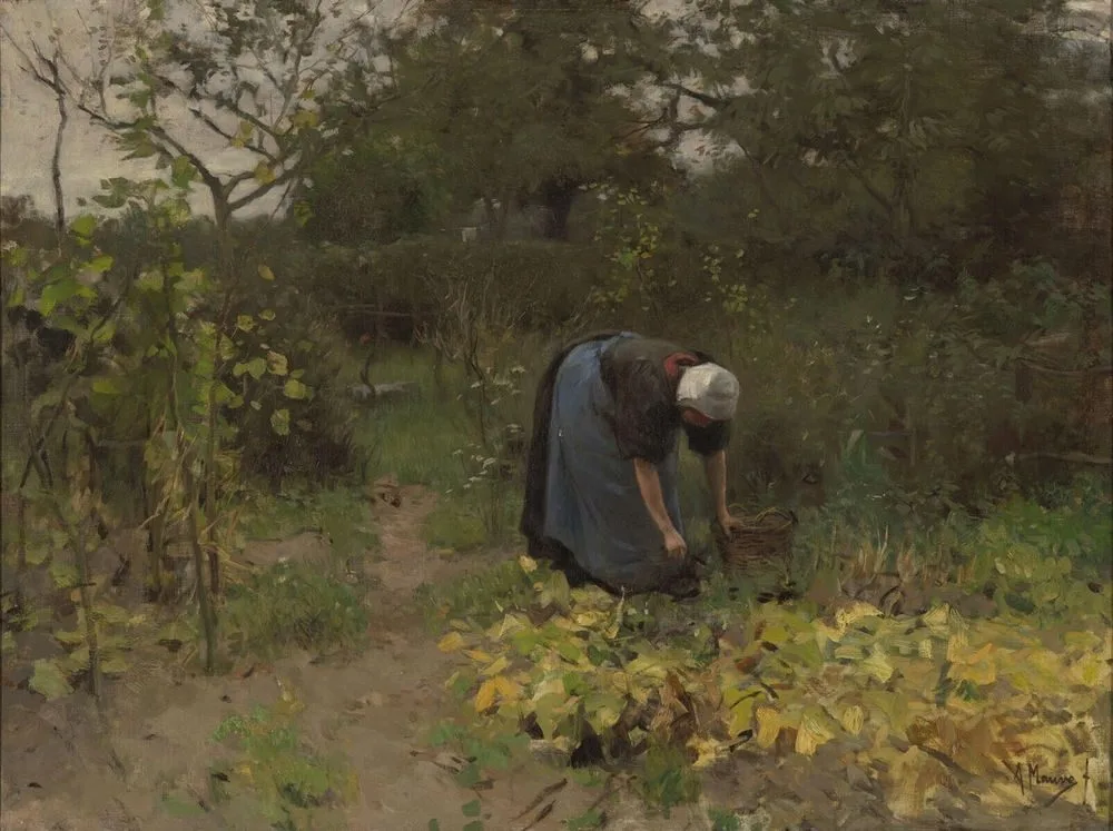 In the Vegetable Garden, Anton Mauve
