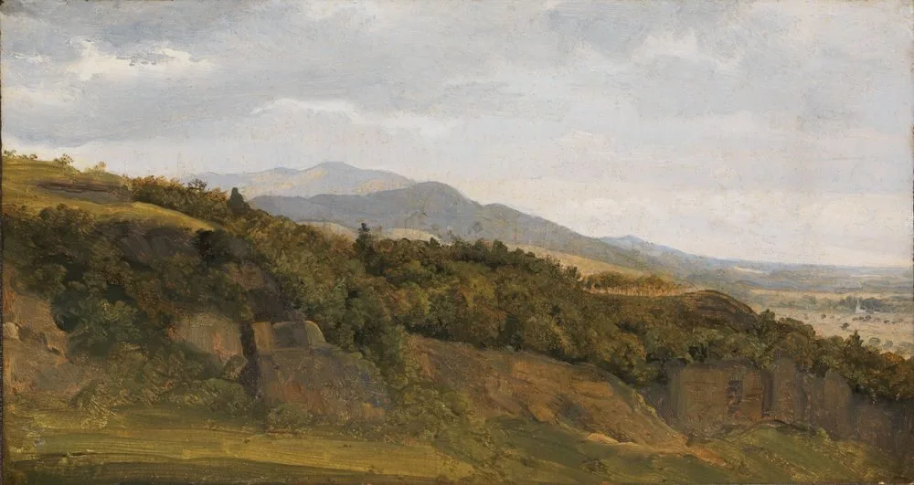 German Landscape with View towards a Broad Valley, Fritz Petzholdt