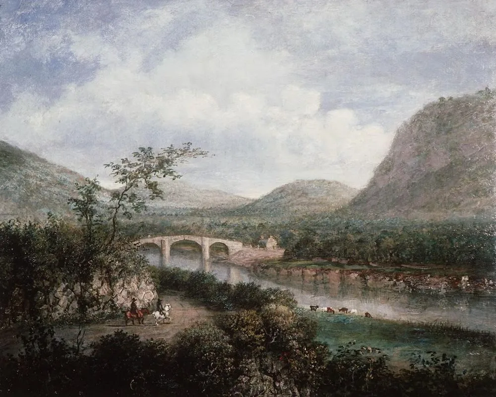 Llanrwst Bridge, Hugh Hughes