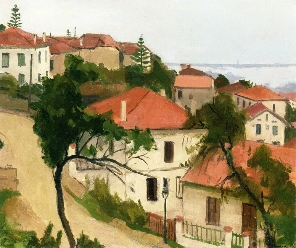 Rue Norvins and Place du Tertre in Montmartre, Albert Marquet