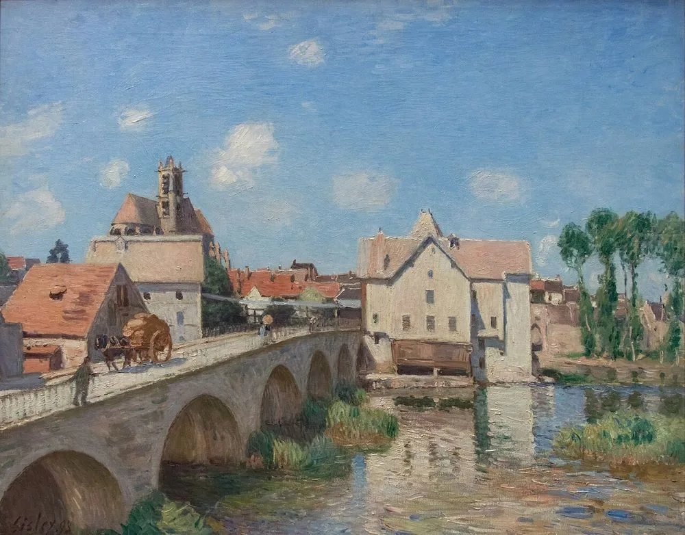 The Bridge at Moret, Alfred Sisley