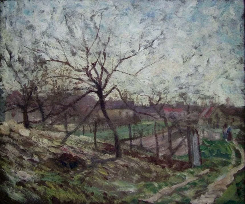 Morning in February, France, Karl Edvard Diriks