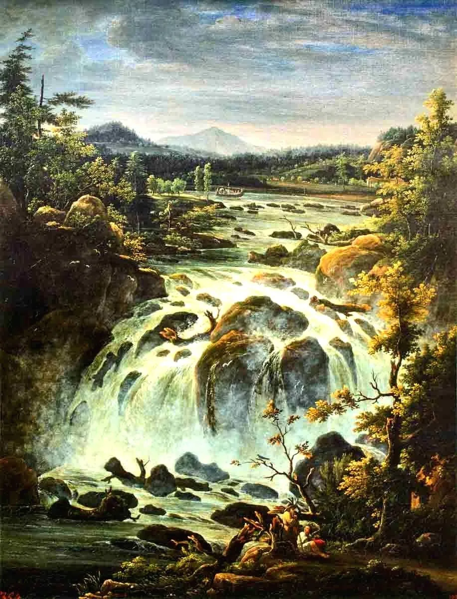 The Imatra Waterfall in Finland., Fyodor Matveyev