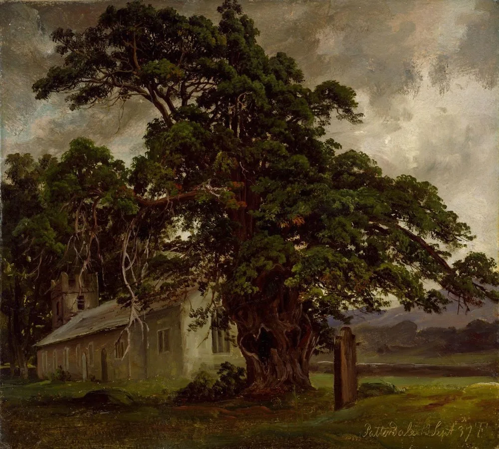 The Church in Patterdale, Thomas Fearnley