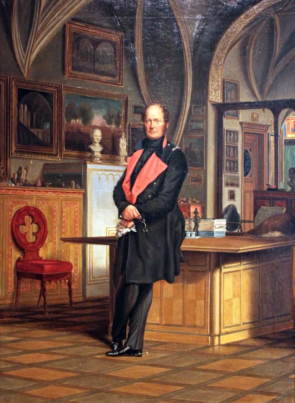 Frederick William IV in his Study, Franz Krüger