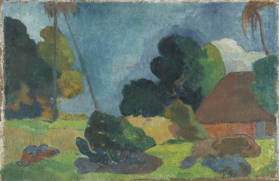 Tahitian Landscape, Paul Gauguin