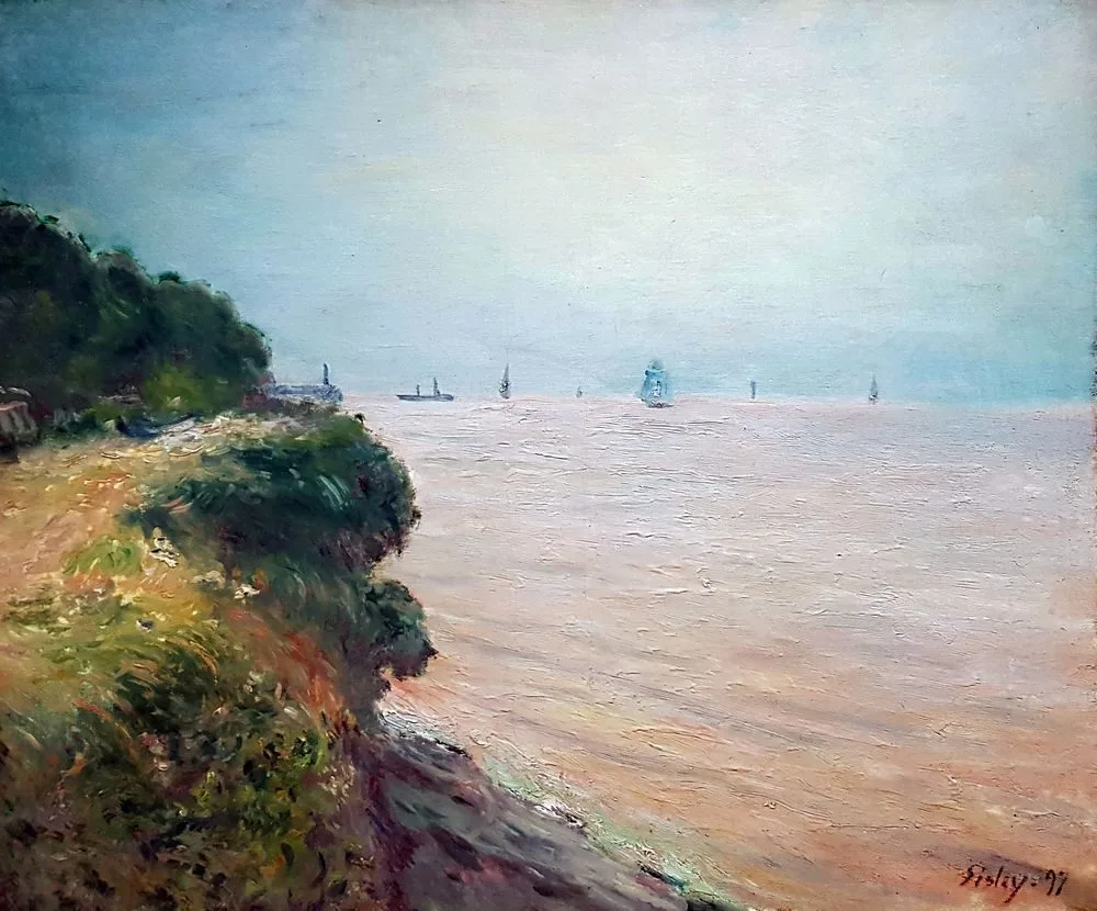 Langland Bay, Alfred Sisley