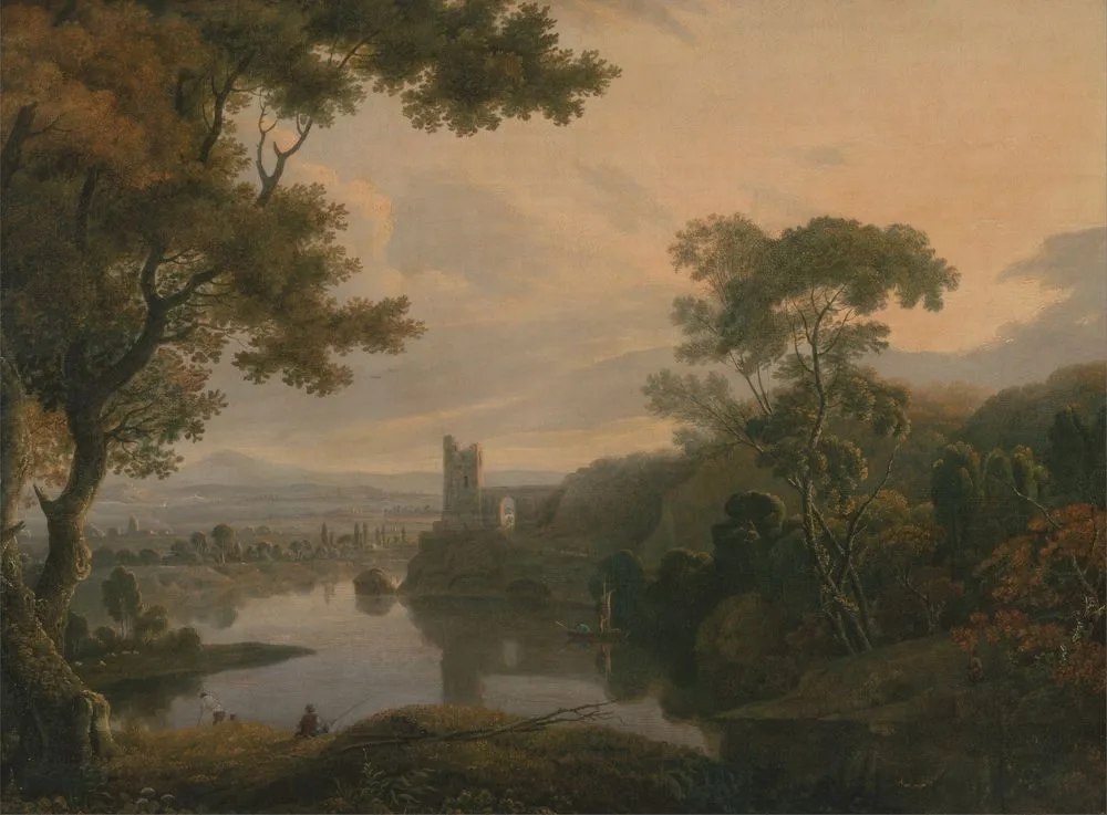River Landscape, George Barret, Sr.