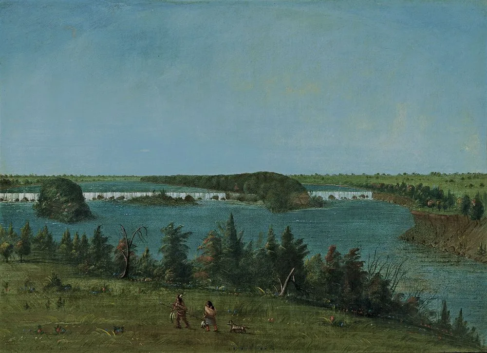 The Falls of Saint Anthony, George Catlin