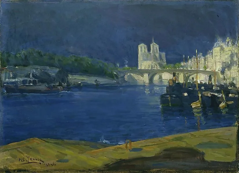 View of the Seine, looking toward Notre Dame