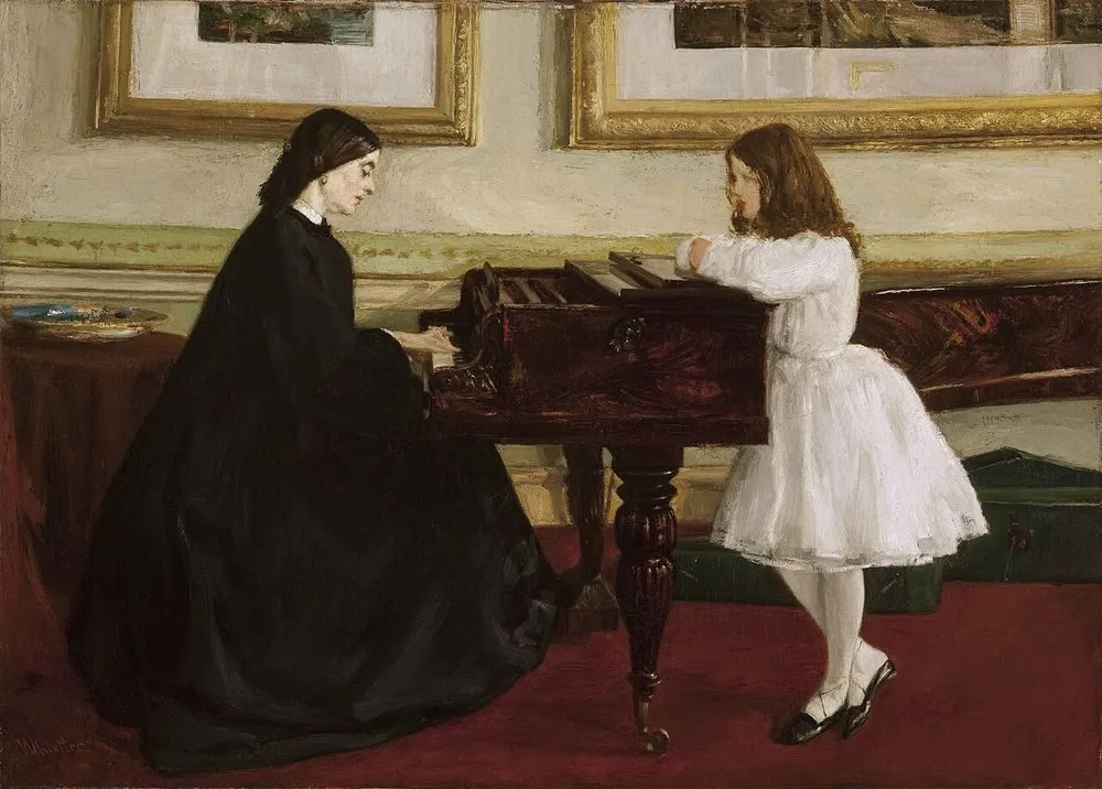 At the Piano, James McNeill Whistler