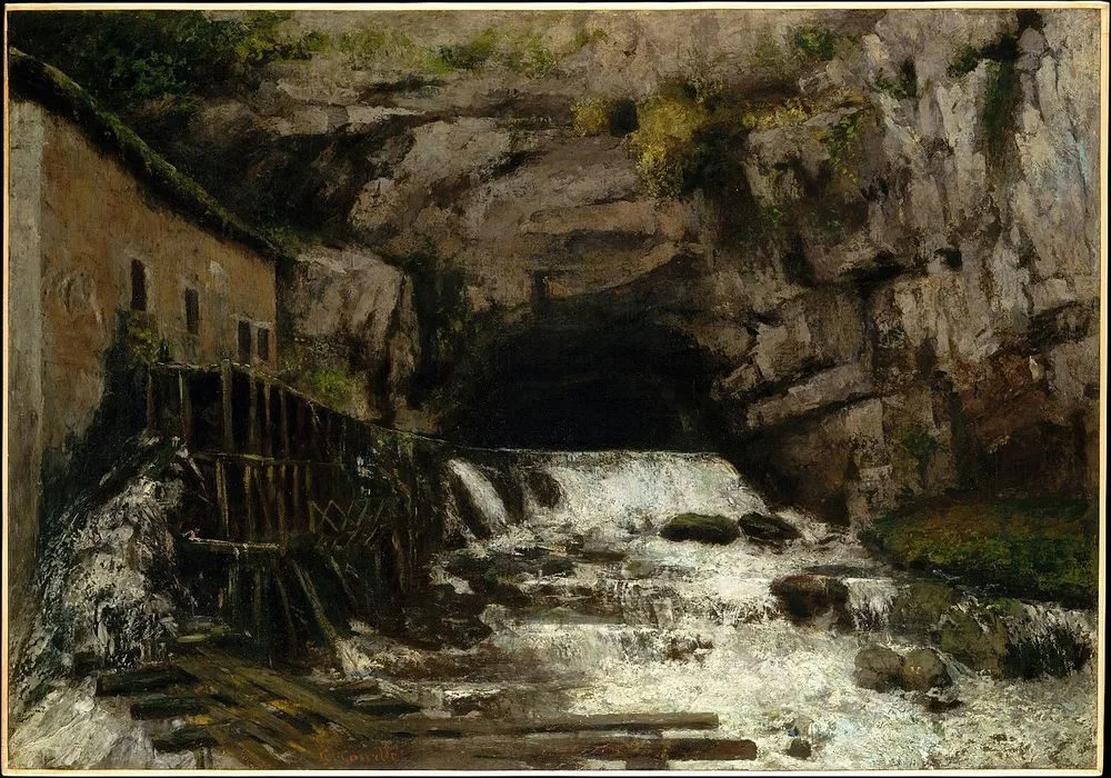 The Source of the Loue, Gustave Courbet