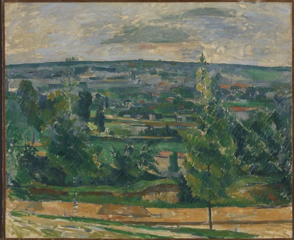 Paysage près de Melun (Landscape near Melun), Paul Cézanne