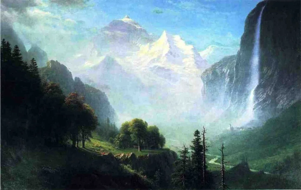 Staubbach Falls, Near Lauterbrunnen, Switzerland, Albert Bierstadt