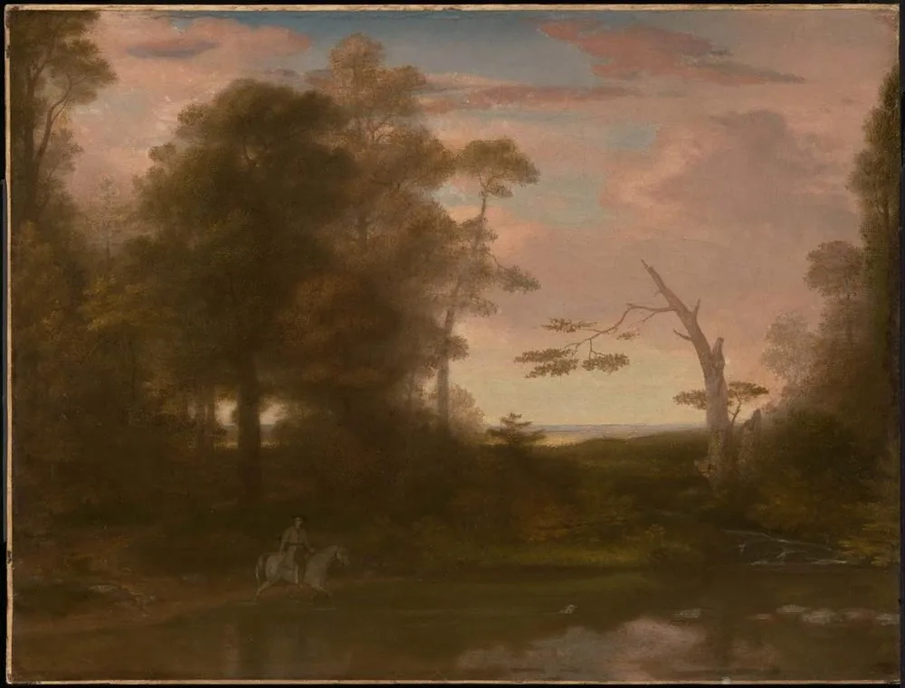 Landscape, American Scenery: Time, Afternoon, with a Southwest Haze, Washington Allston