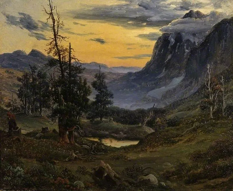 Sunrise in the Wengernalp, Thomas Fearnley