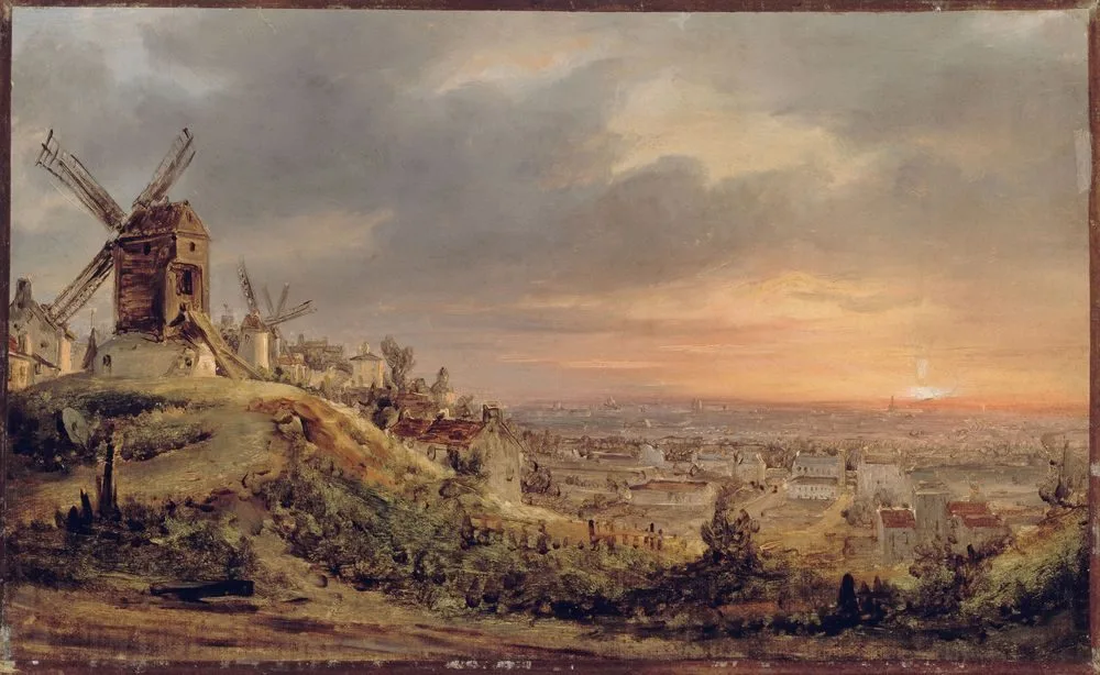 Paris, vu de la Butte Montmartre, Louis Daguerre