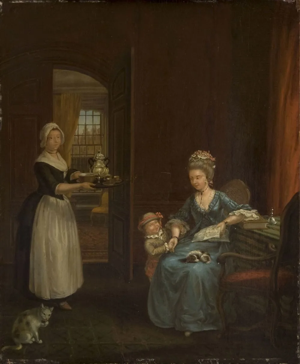 A Lady and a Servant, Maria Margaretha la Fargue