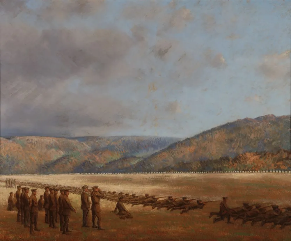 Camp at Sunrise, Homer Watson