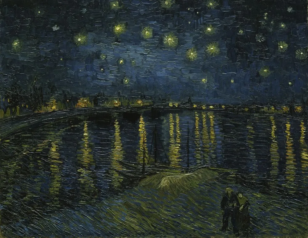Starry Night Over the Rhone, Vincent van Gogh
