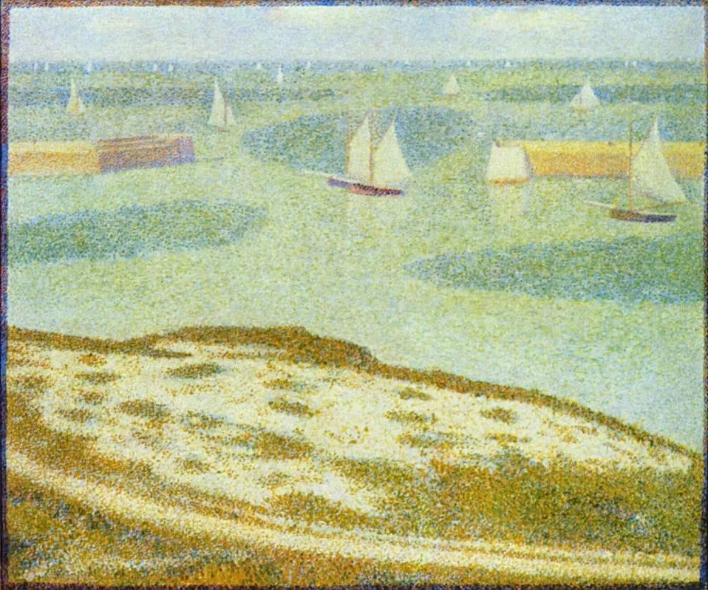 Port-en-Bessin, Entrance to the Harbor, Georges Seurat