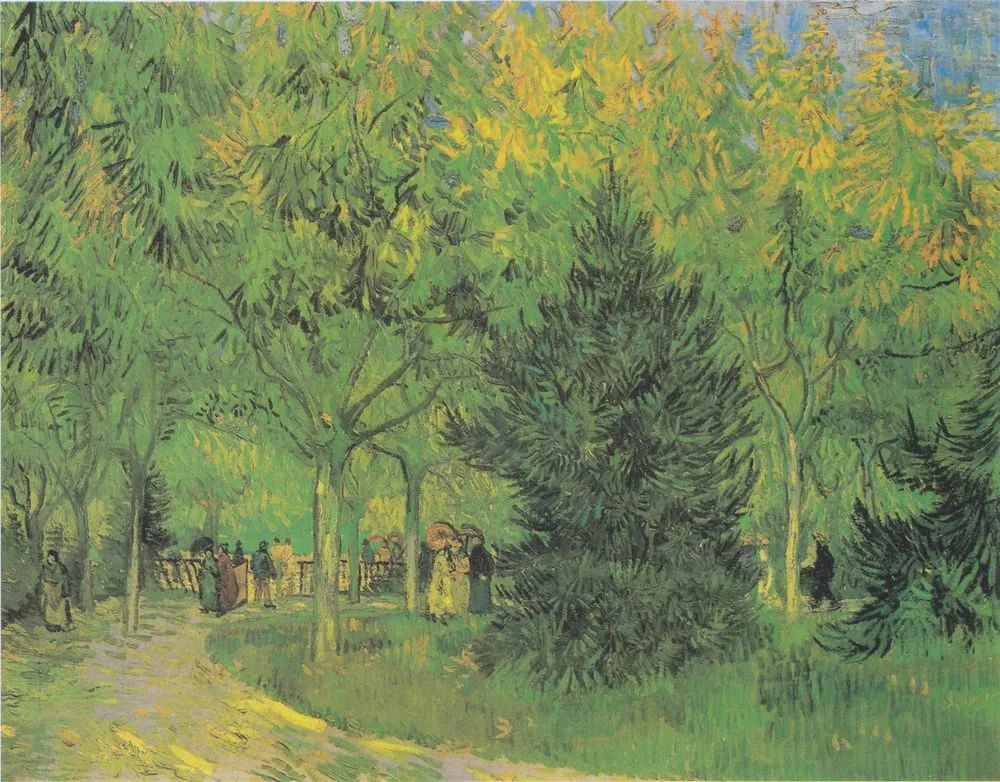 A Lane in the Public Garden at Arles, Vincent van Gogh