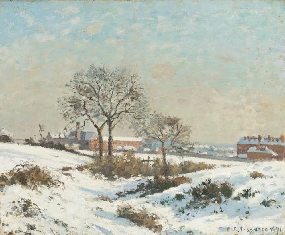 Snowy Landscape at South Norwood, Camille Pissarro