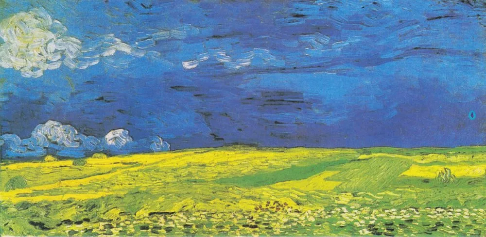Wheatfield under Thunderclouds, Vincent van Gogh