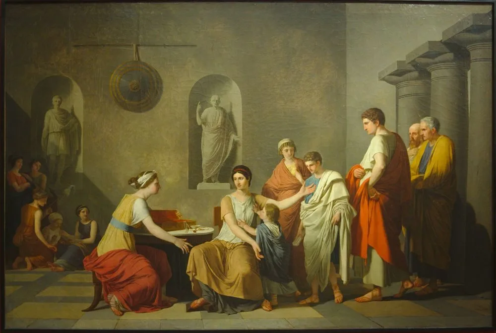 Cornélie, mère des gracques, Joseph-Benoît Suvée