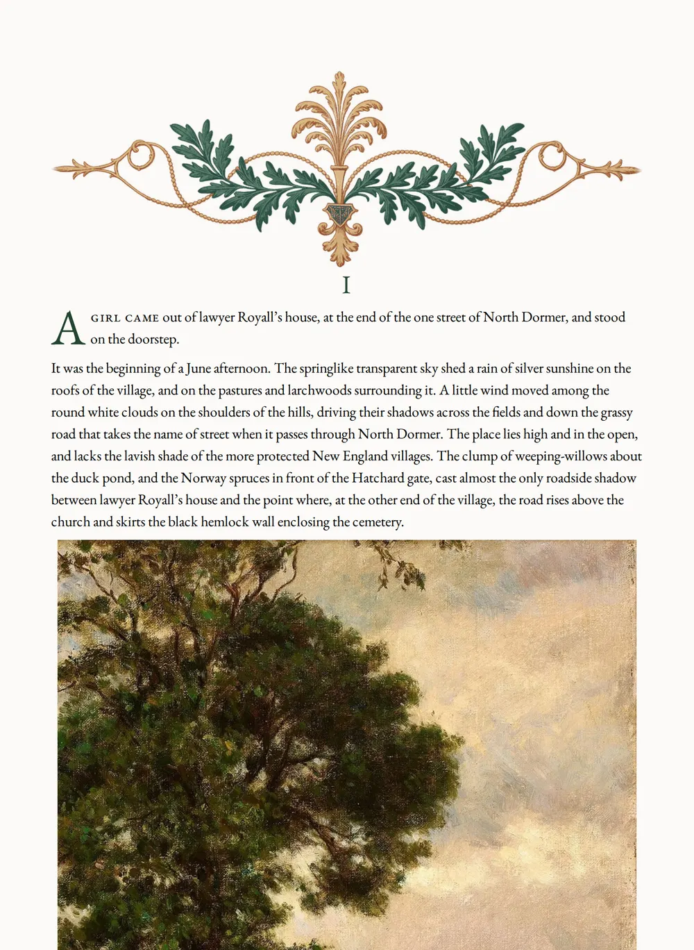 A page of Summer as set for this edition