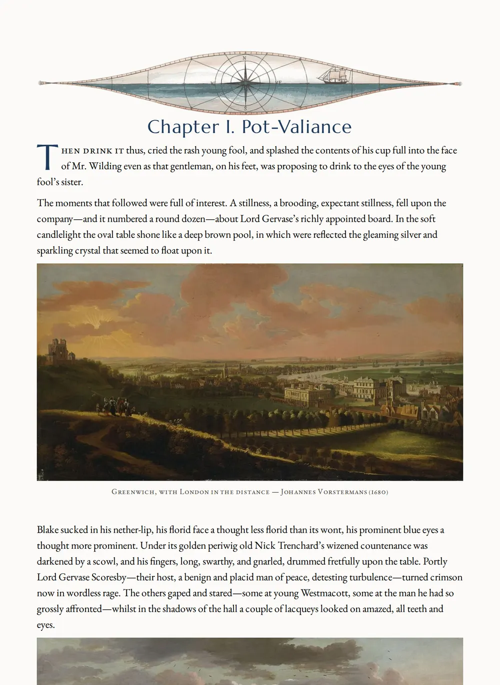 A page of Mistress Wilding as set for this edition