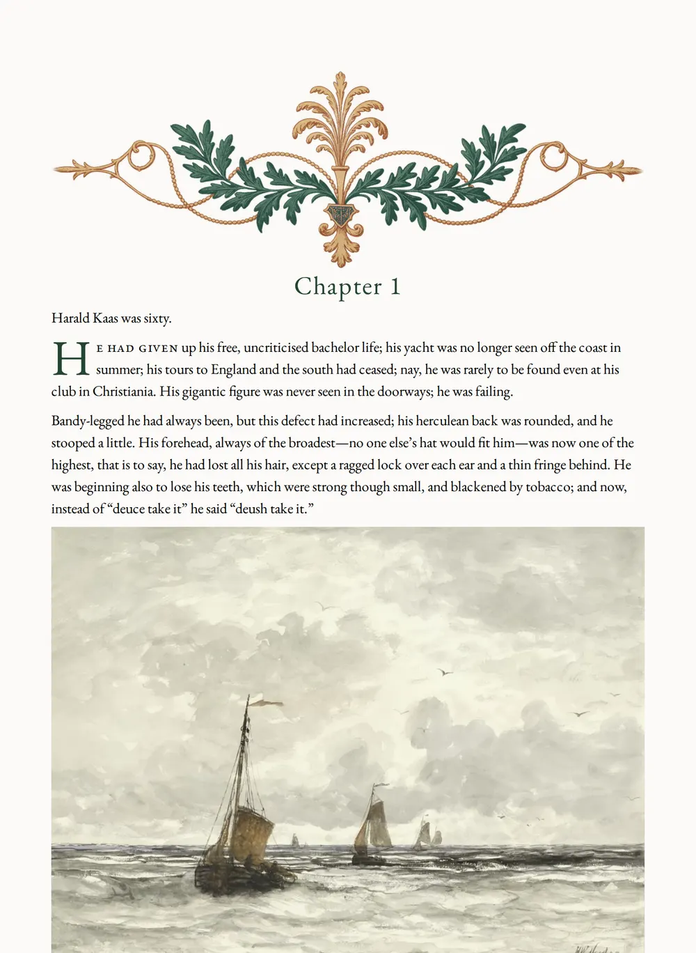 A page of Absalom's Hair as set for this edition