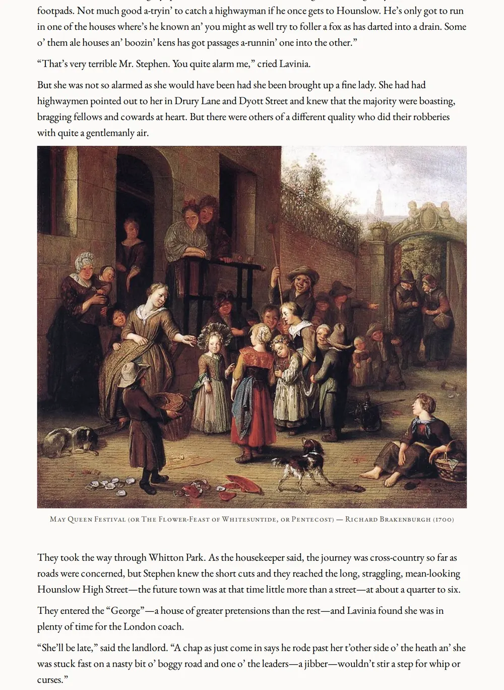 A page of Madame Flirt as set for this edition