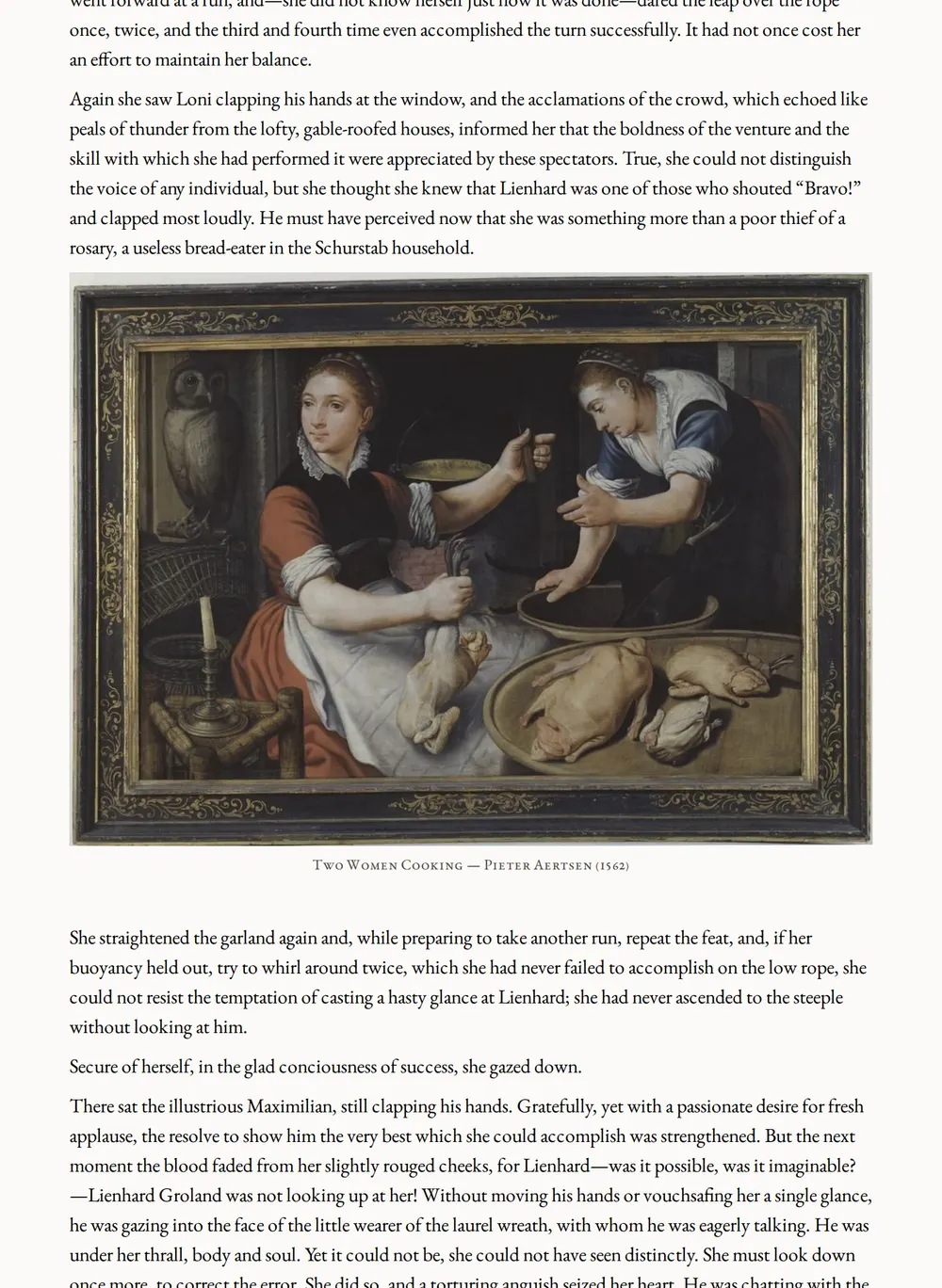 A page of In the Blue Pike as set for this edition