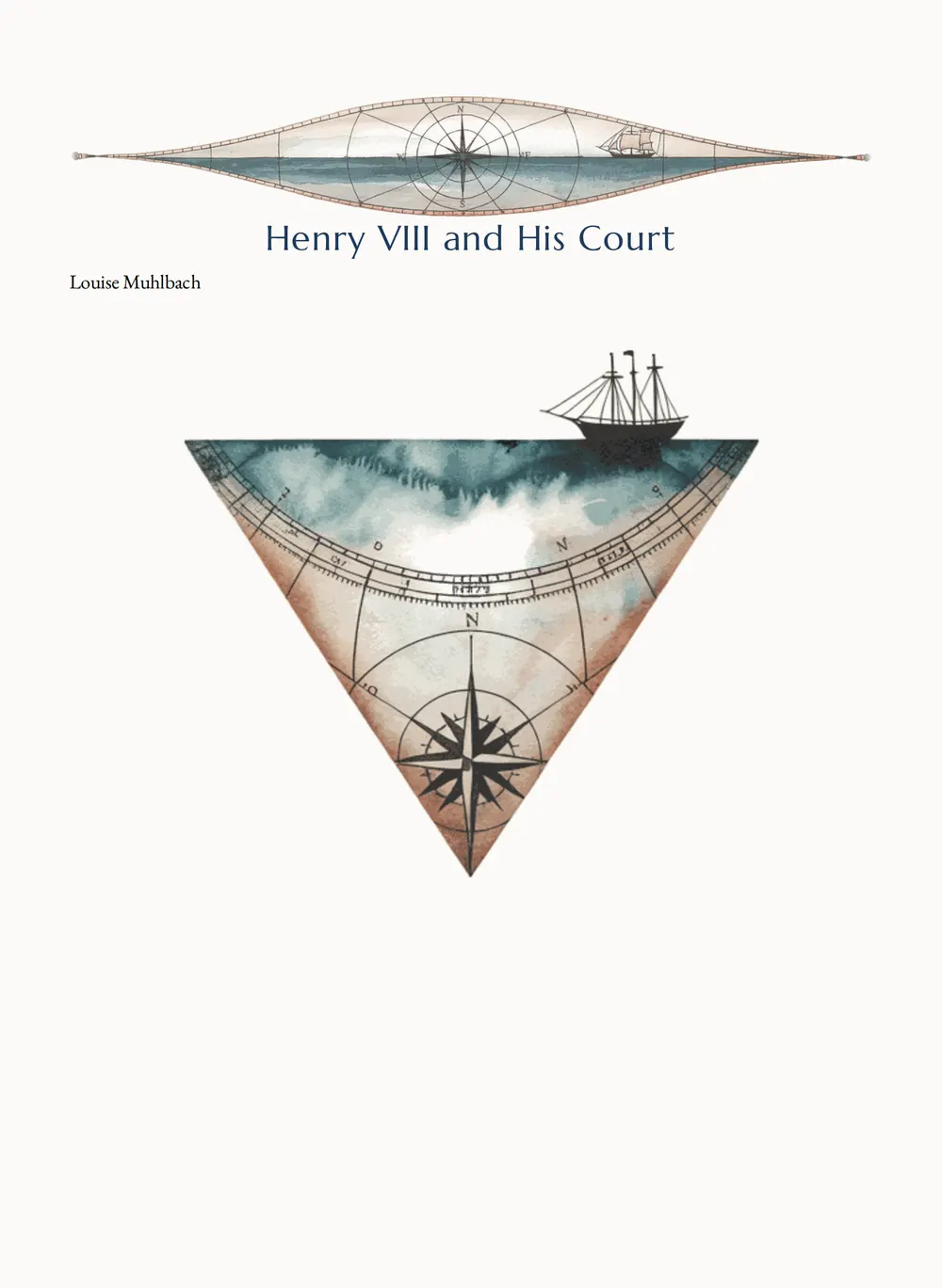 A page of Henry VIII and His Court as set for this edition