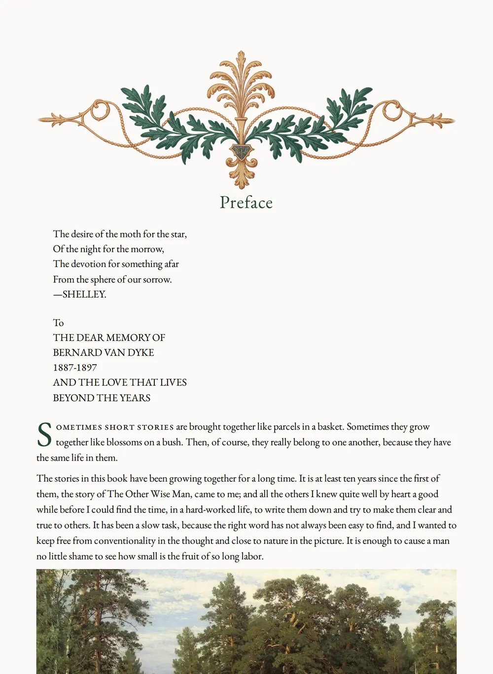 A page of The Blue Flower as set for this edition