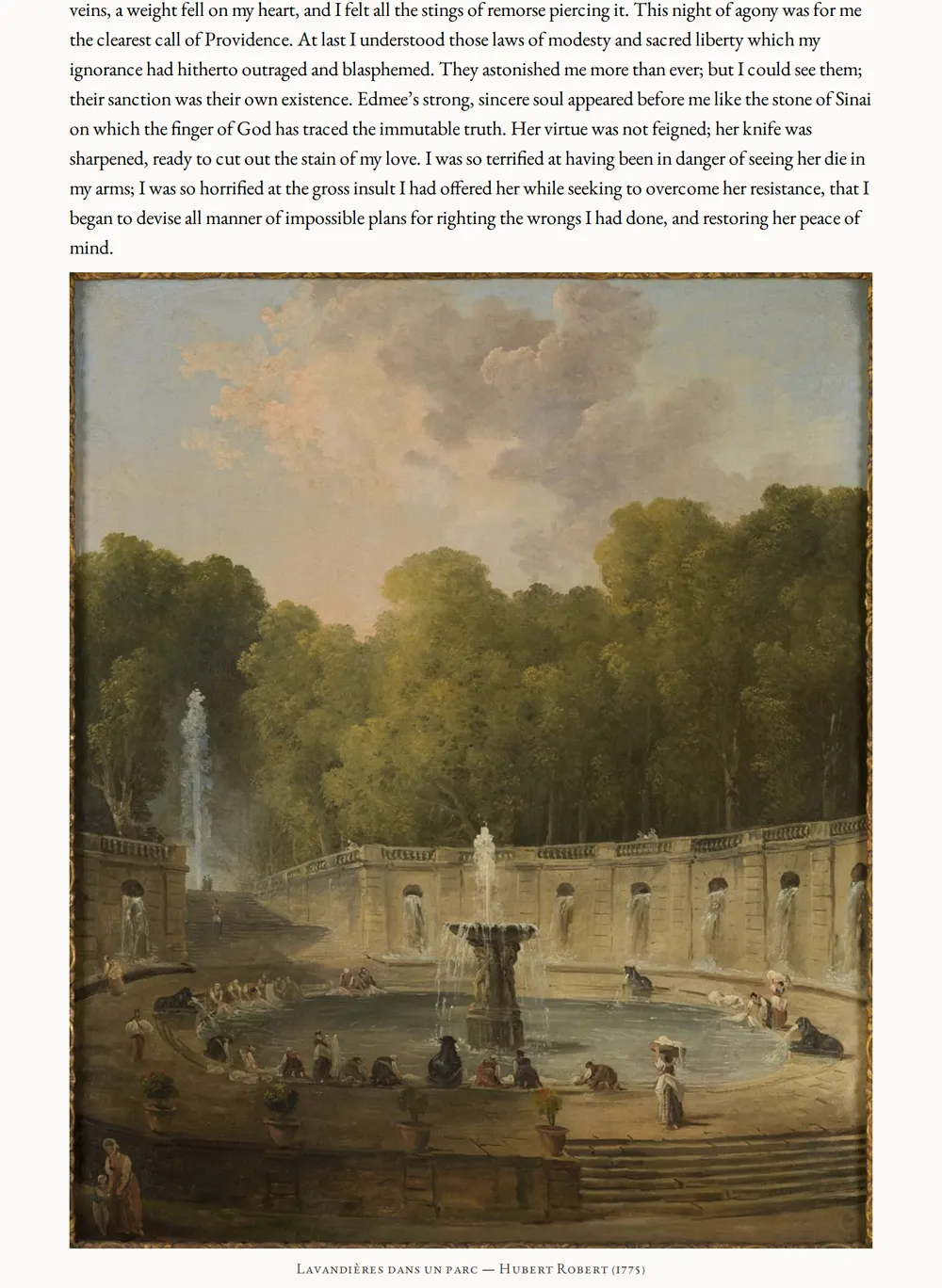 A page of Mauprat as set for this edition