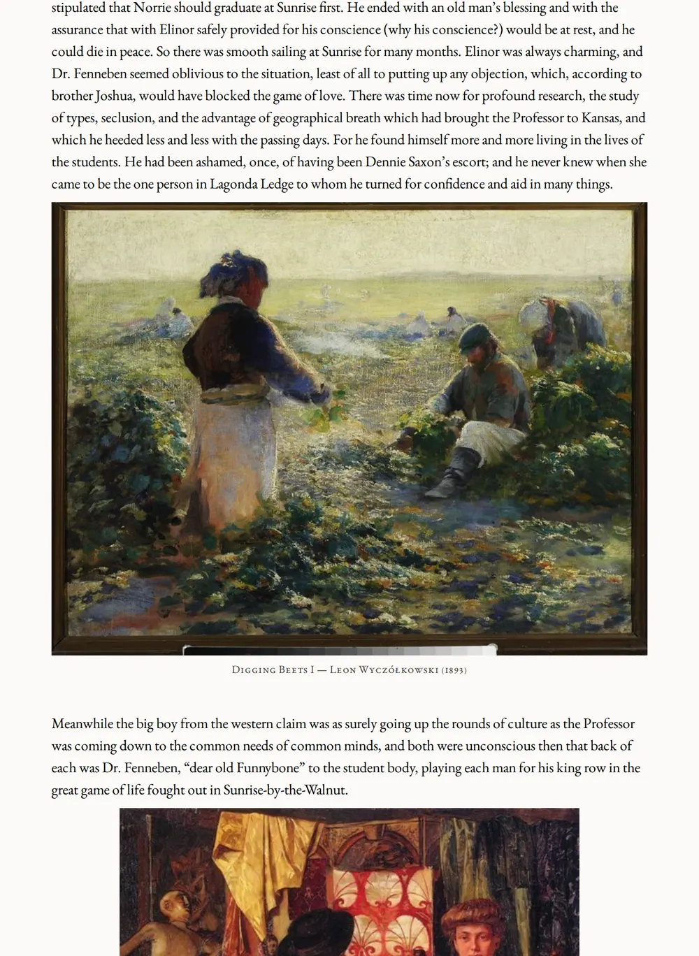 A page of A Master's Degree as set for this edition