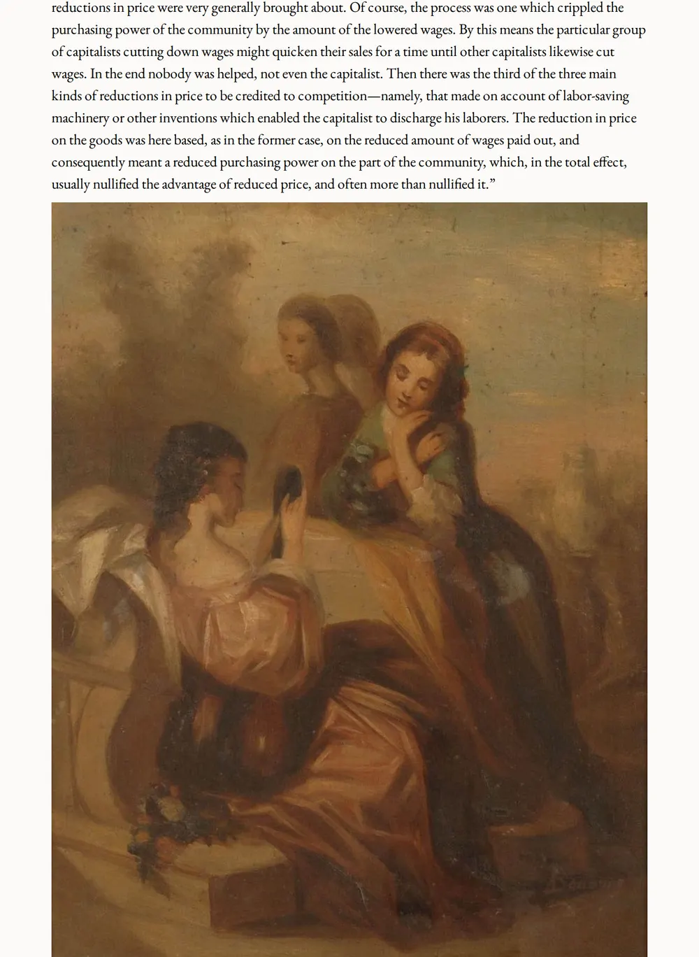 A page of Equality as set for this edition