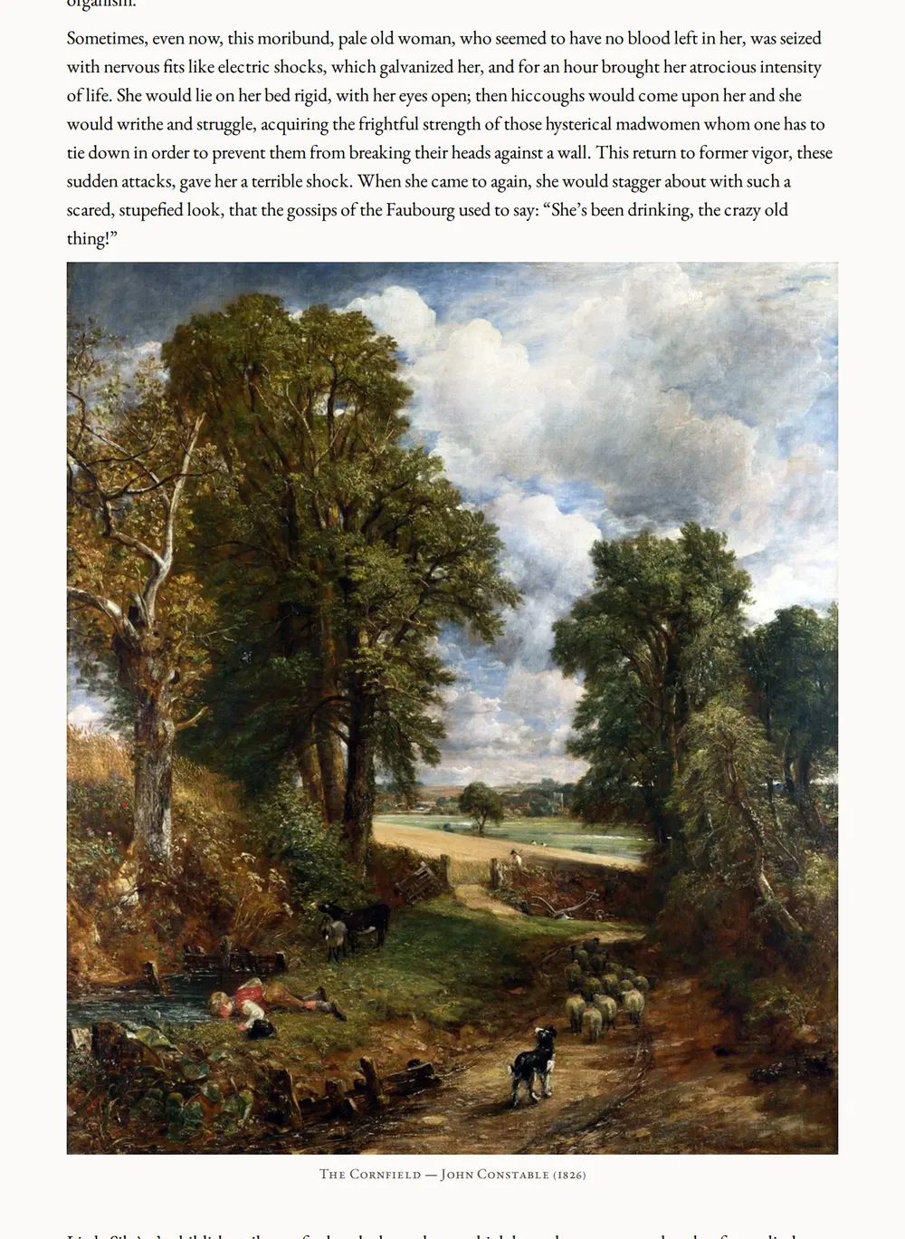 A page of The Fortune of the Rougons as set for this edition