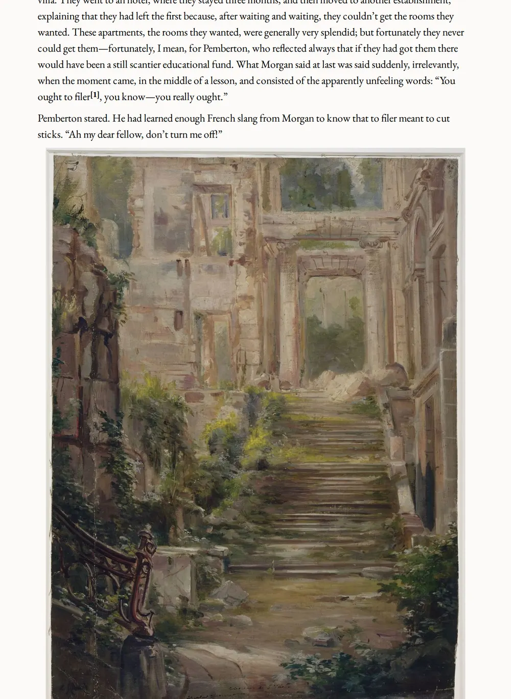 A page of The Pupil as set for this edition