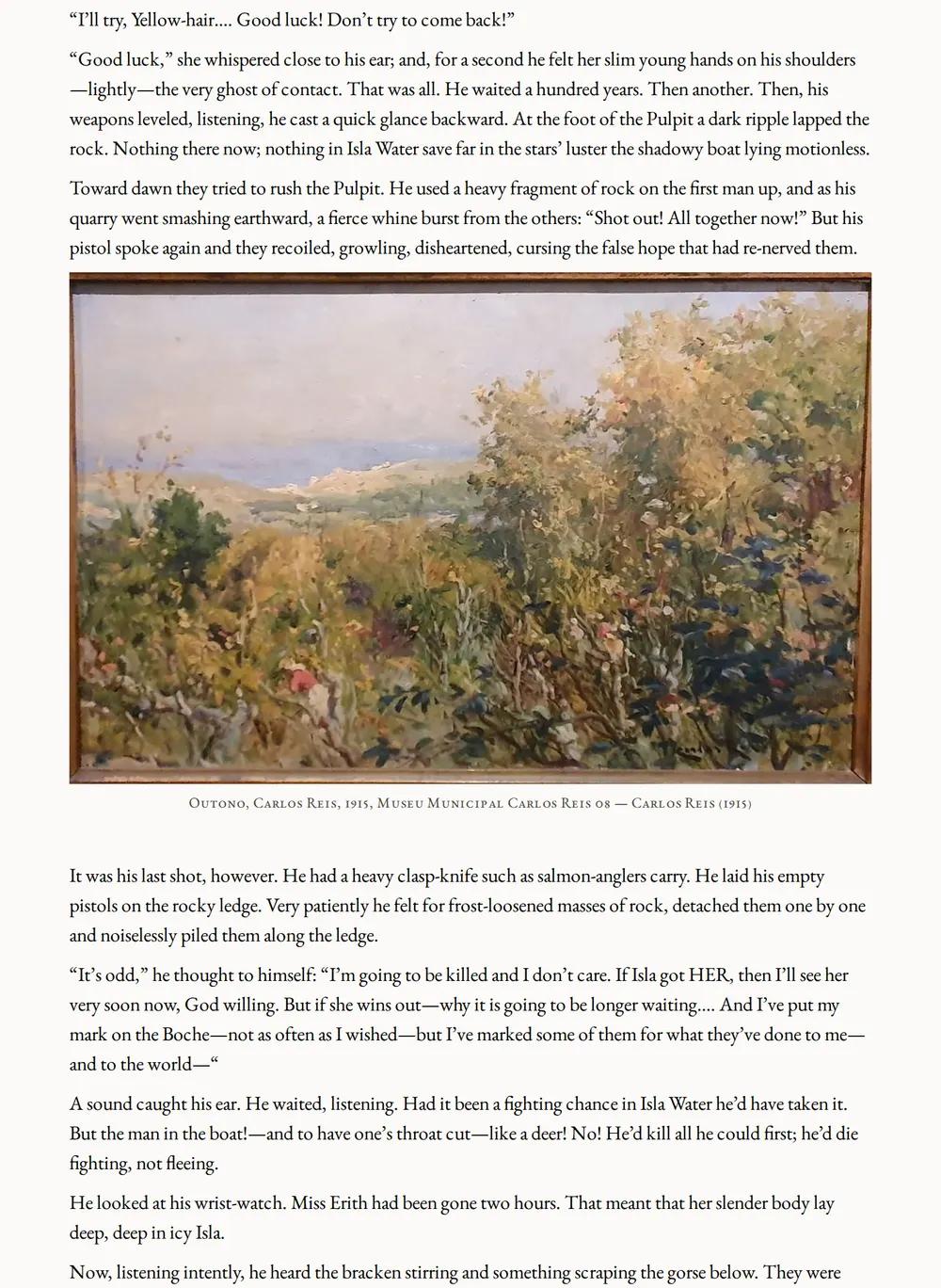 A page of In Secret as set for this edition