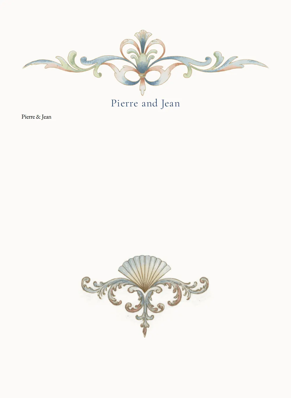 A page of Pierre and Jean as set for this edition