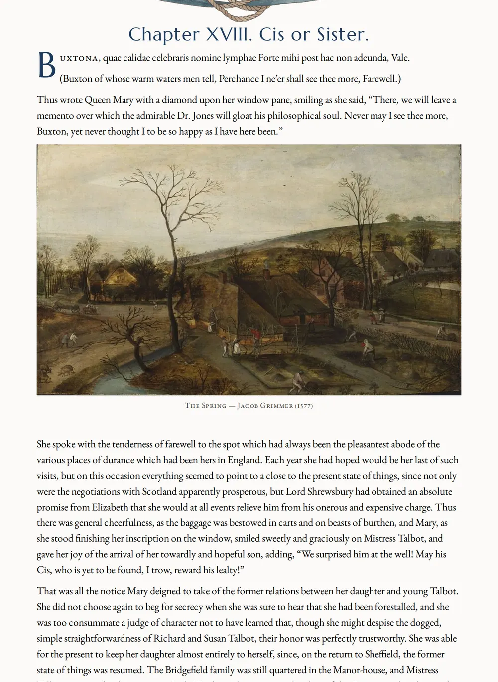 A page of Unknown to History as set for this edition