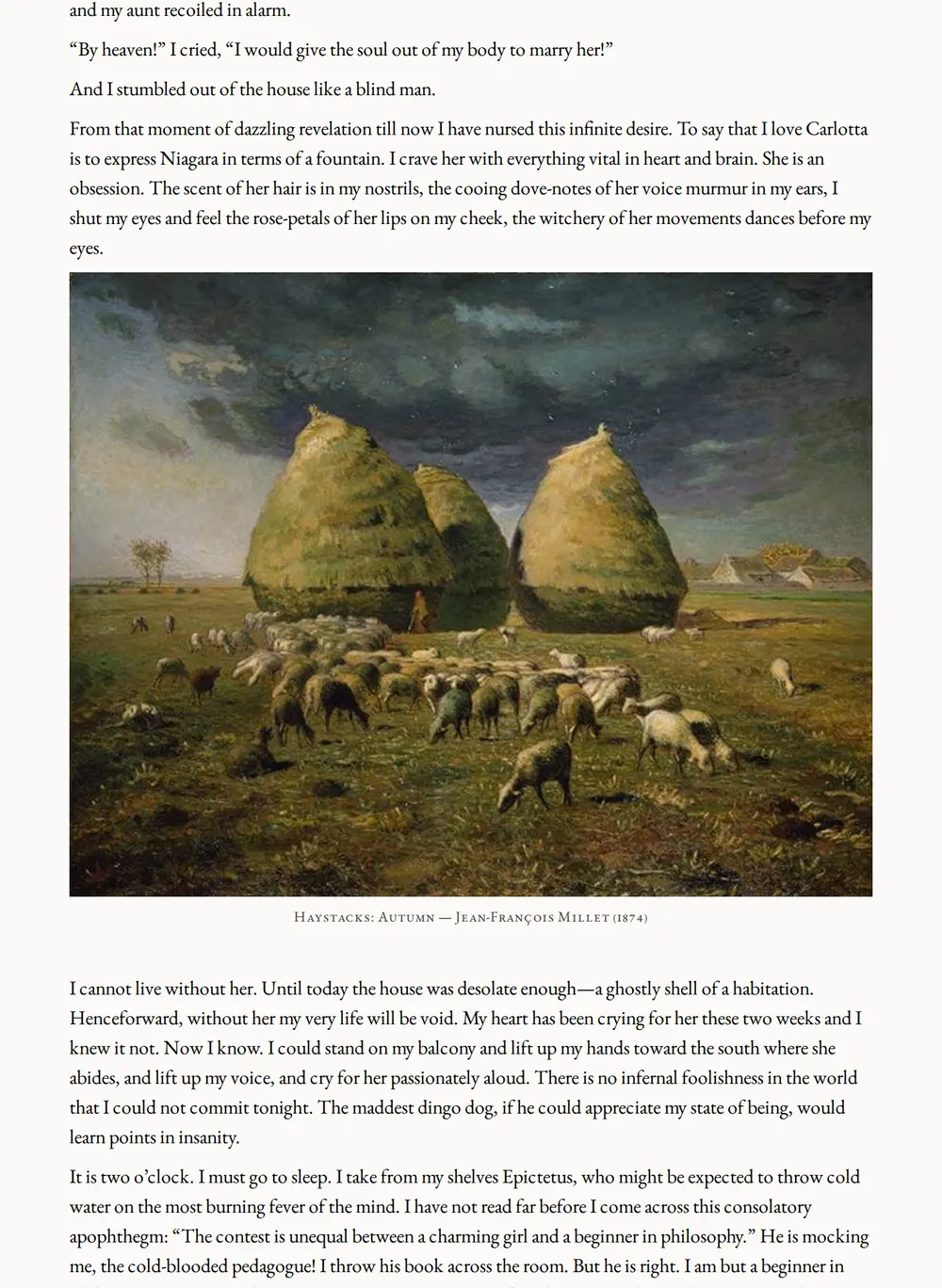 A page of The Morals of Marcus Ordeyne as set for this edition