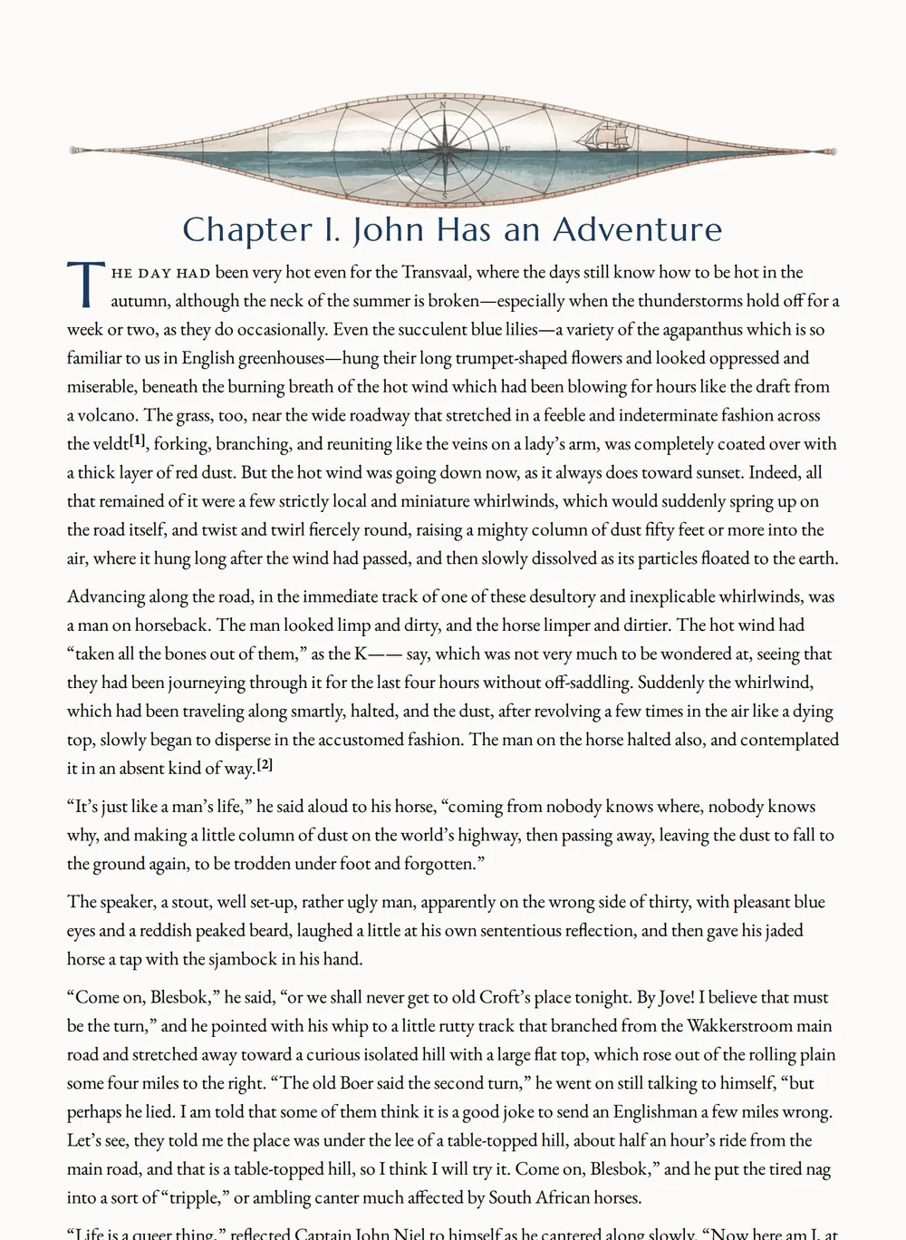 A page of Jess as set for this edition